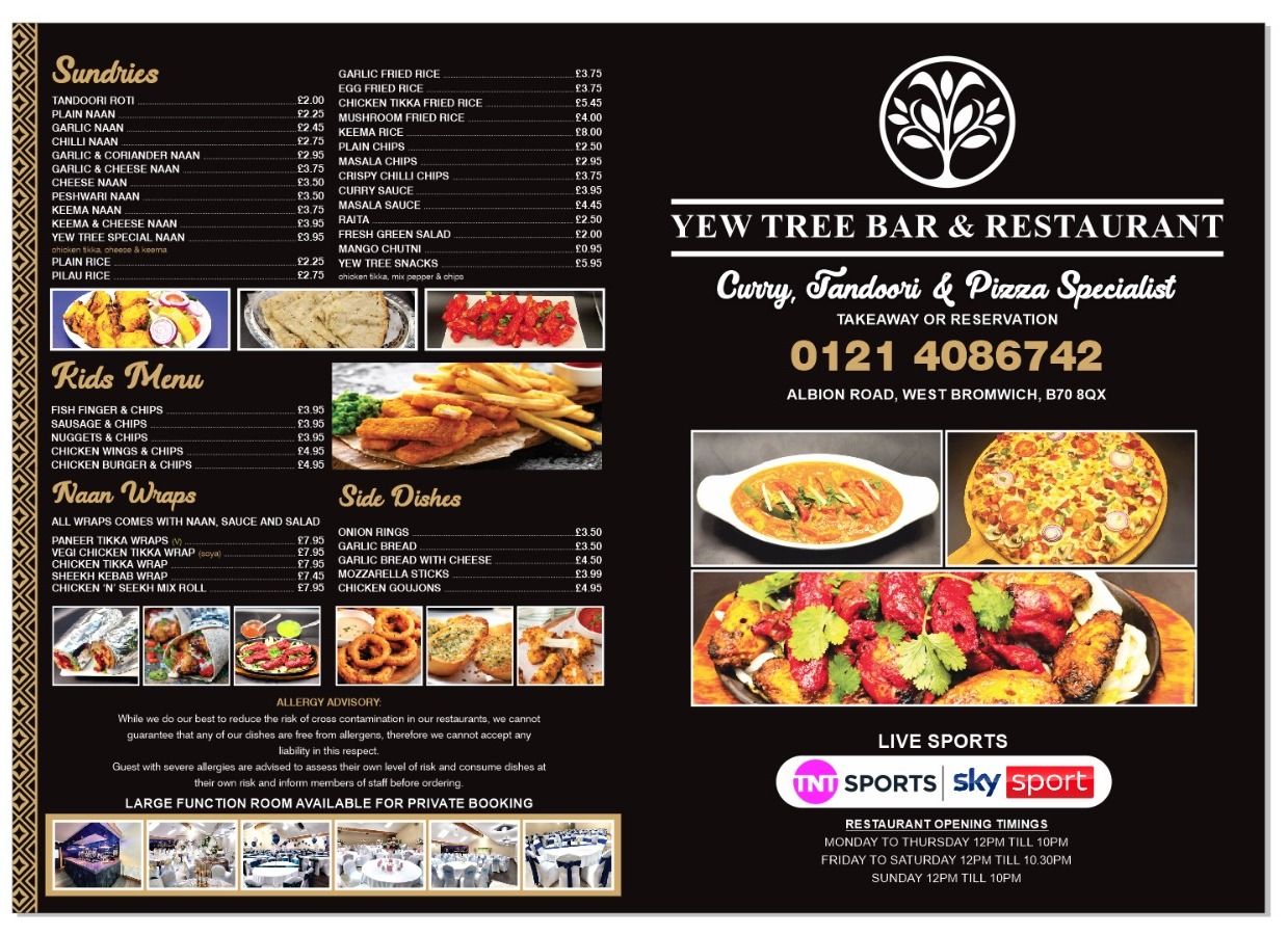 Menu Page 1